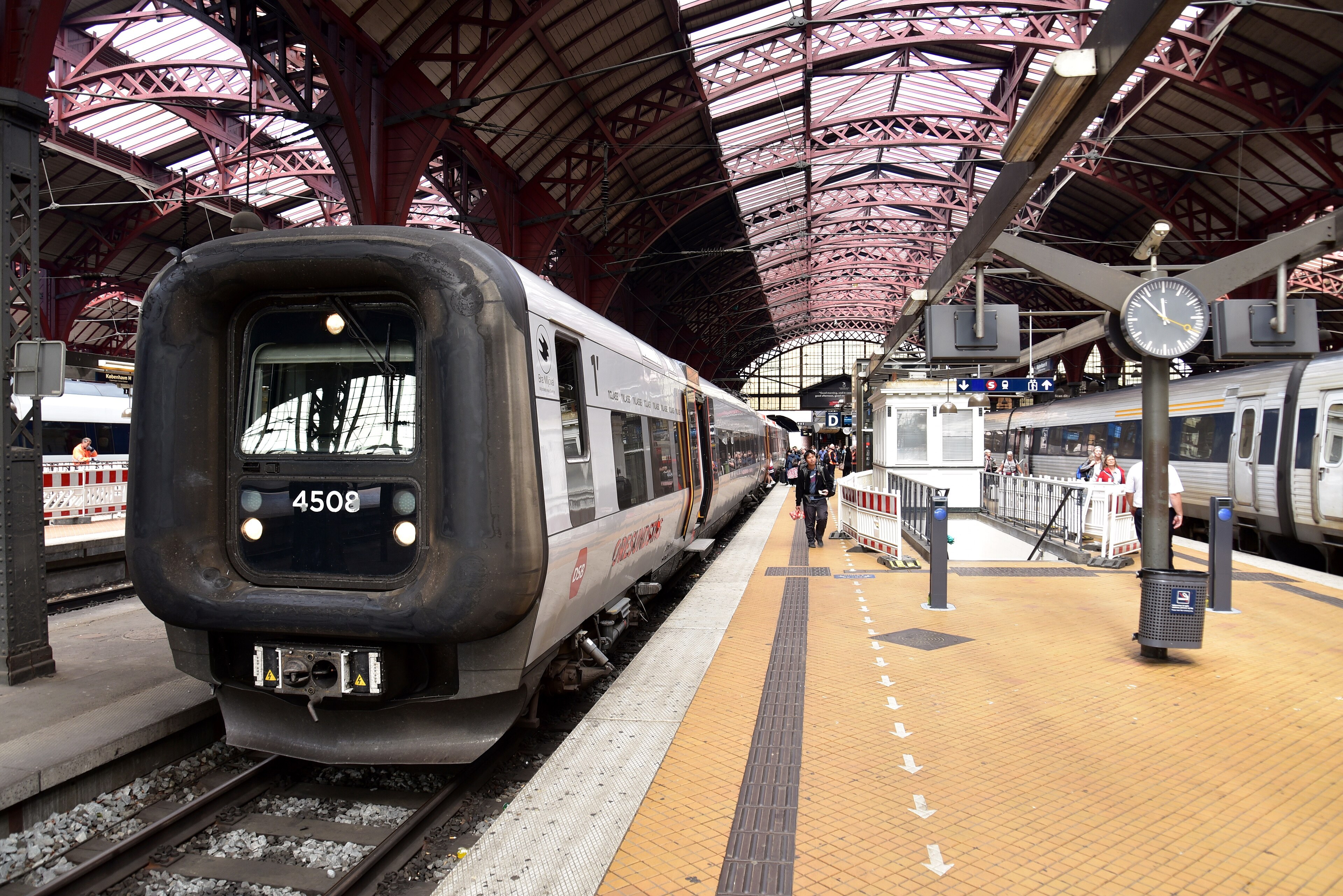 An Oresundstag at Copenhagen Central, the regional train that uses the fixed link