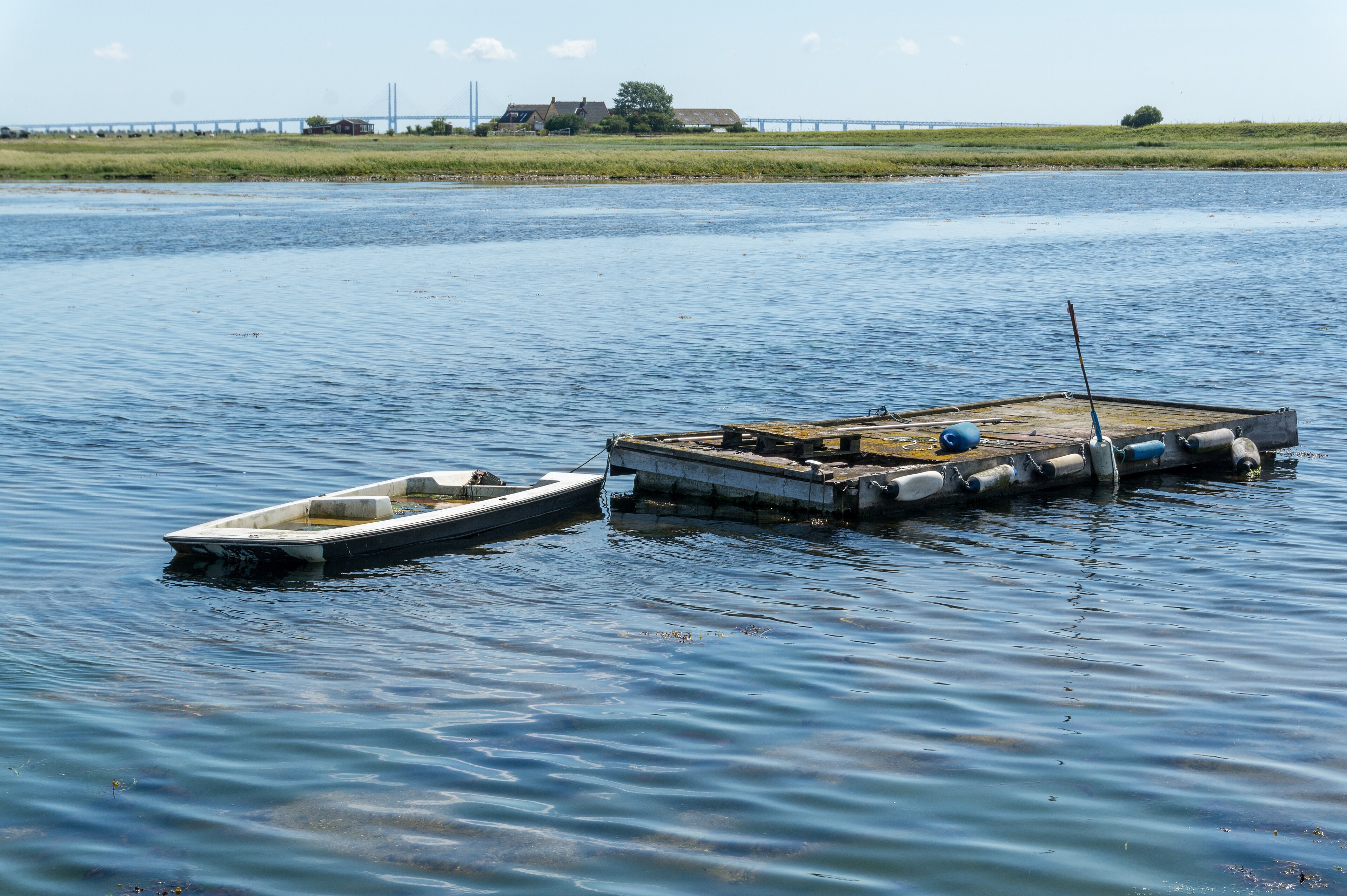 Saltholm in the Sound, the low natural island east of Amager